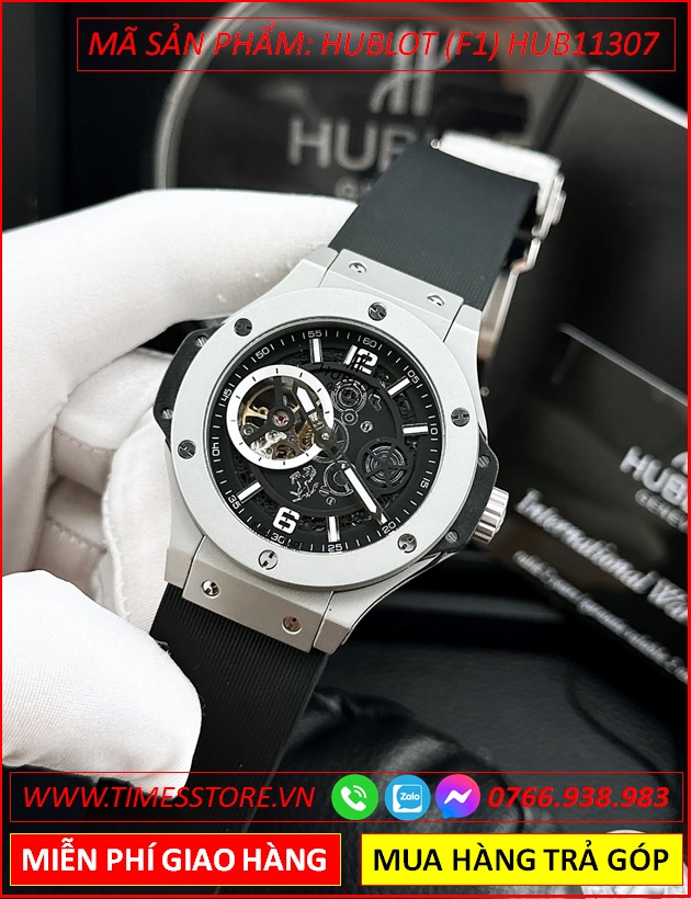 dong-ho-nam-hublot-f1-automatic-lo-co-mat-den-day-sillicone-timesstore-vn