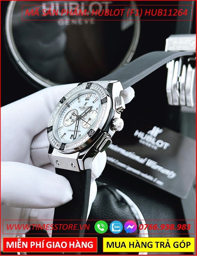 dong-ho-nam-hublot-f1-geneve-chronograph-unisex-mat-trang-dinh-da-sillicone-timesstore-vn