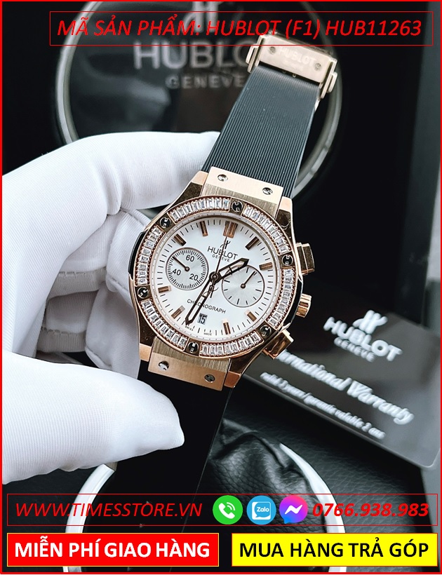 dong-ho-nam-hublot-f1-geneve-chronograph-unisex-mat-trang-rose-gold-sillicone-timesstore-vn