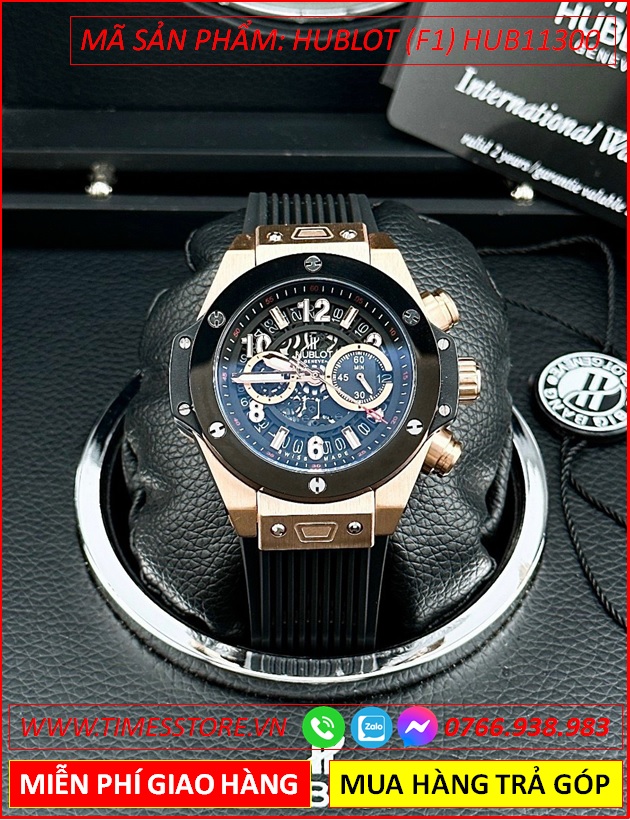 dong-ho-nam-hublot-f1-mat-chronograph-rose-gold-day-sillicone-timesstore-vn