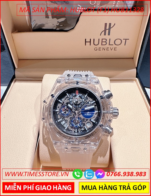 dong-ho-nam-hublot-f1-mat-tron-trong-suot-day-sillicone-trang-timesstore-vn