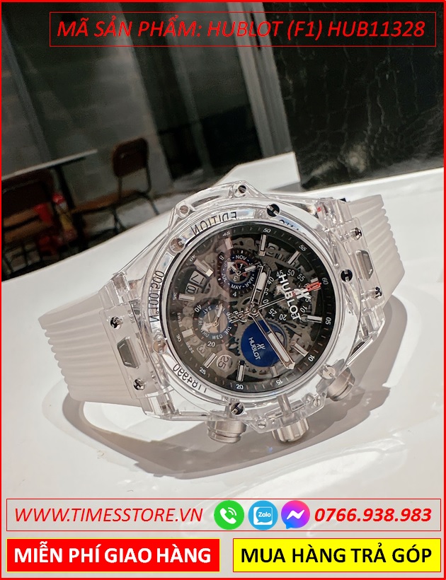 dong-ho-nam-hublot-f1-mat-tron-trong-suot-day-sillicone-trang-timesstore-vn