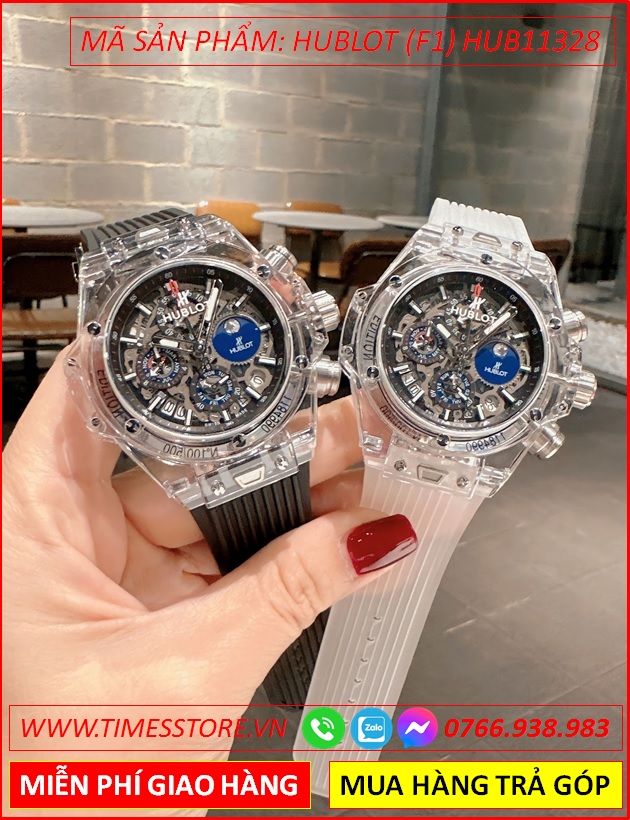 dong-ho-nam-hublot-f1-mat-tron-trong-suot-day-sillicone-trang-timesstore-vn