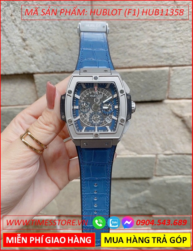 dong-ho-nam-hublot-f1-senna-champion-88-mat-chu-nhat-day-da-xanh-boc-silicone-timesstore-vn