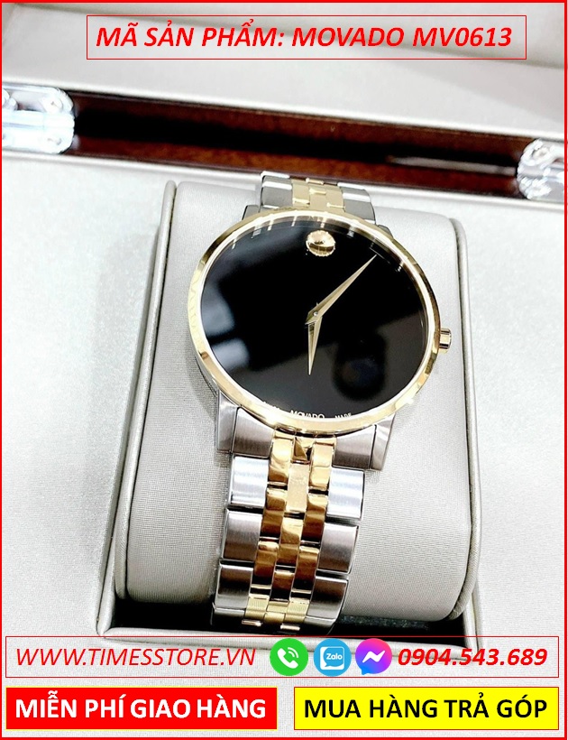 dong-ho-nam-movado-museum-classic-mat-den-day-demi-vang-gold-timesstore-vn