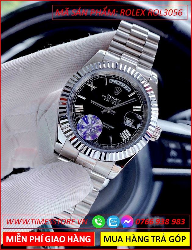 dong-ho-nam-rolex-co-2-lich-mat-nieng-khia-day-kim-loai-timesstore-vn