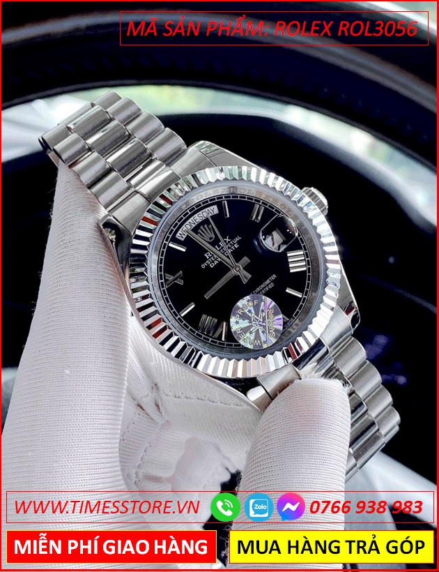 dong-ho-nam-rolex-co-2-lich-mat-nieng-khia-day-kim-loai-timesstore-vn