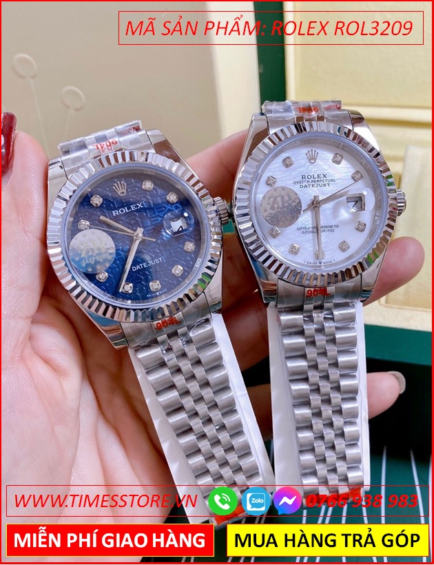 dong-ho-nam-rolex-date-just-f1-automatic-mat-trang-khia-day-kim-loai-timesstore-vn