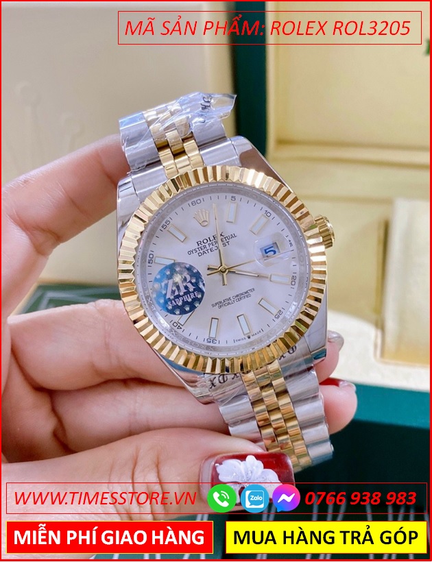 dong-ho-nam-rolex-f1-automatic-mat-trang-nieng-khia-day-demi-timesstore-vn