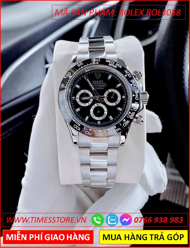 dong-ho-nam-rolex-f1-daytona-automatic-mat-den-day-kim-loai-timesstore-vn