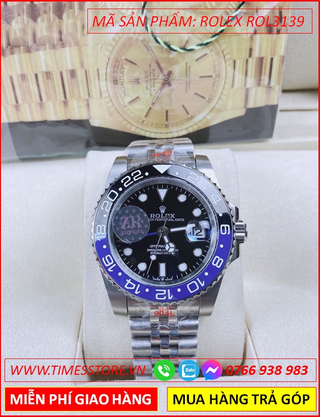 dong-ho-nam-rolex-gmt-masterii-batman-automatic-day-kim-loai-timesstore-vn