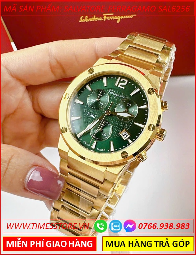 dong-ho-nam-salvatore-ferragamo-f80-chronograph-mat-xanh-la-day-vang-gold-timesstore-vn