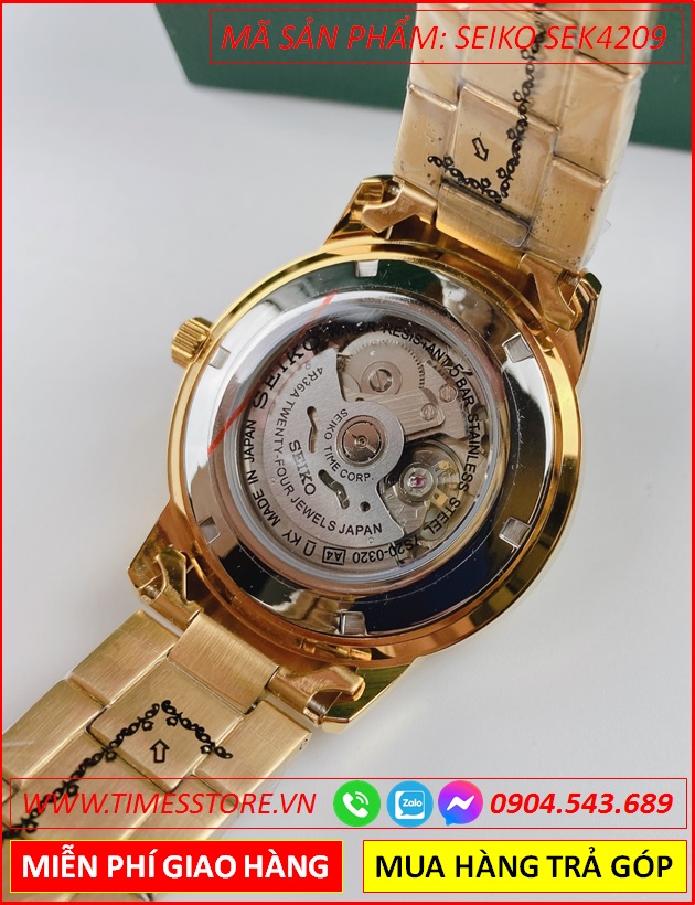 dong-ho-nam-seiko-5-automatic-mat-tron-day-kim-loai-vang-gold-timesstore-vn