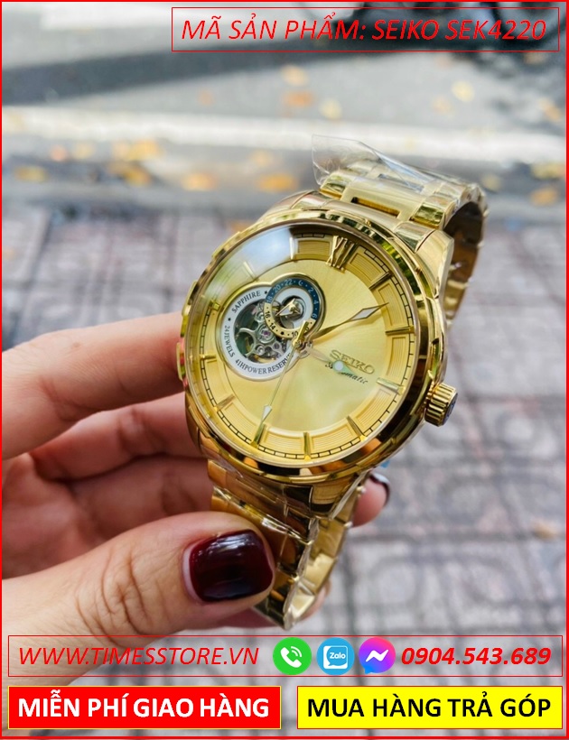 dong-ho-nam-seiko-automatic-mat-tron-lo-tim-day-vang-gold-timesstore-vn