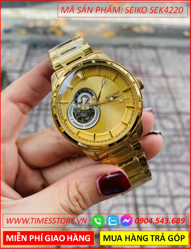 dong-ho-nam-seiko-automatic-mat-tron-lo-tim-day-vang-gold-timesstore-vn