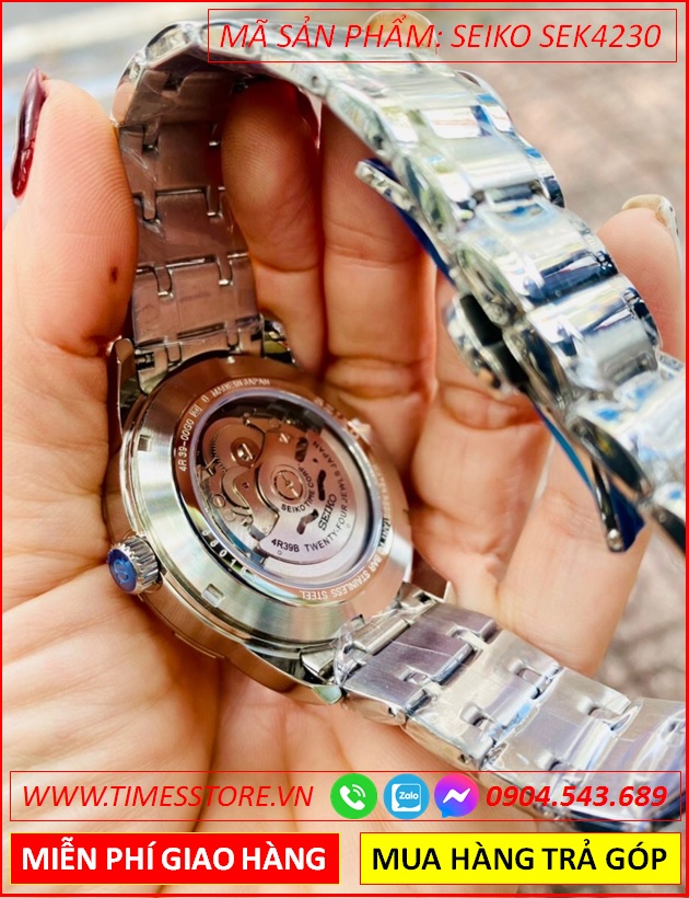 dong-ho-nam-seiko-automatic-mat-tron-trang-lo-tim-day-kim-loai-timesstore-vn