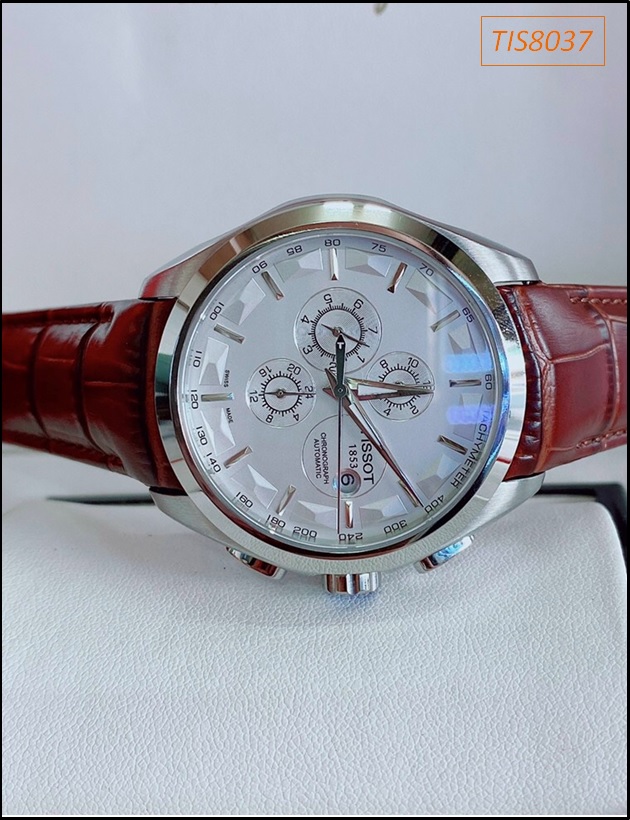 dong-ho-nam-tissot-1853-day-da-nau-6-kim-mat-trang-dep-gia-re-timesstore-vn