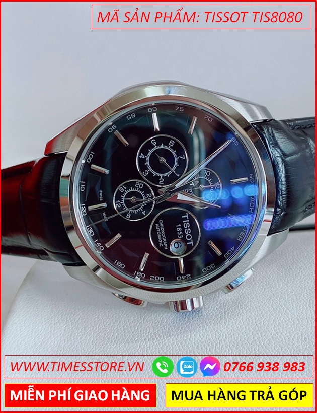 dong-ho-nam-tissot-automatic-mat-den-6-kim-day-da-timesstore-vn