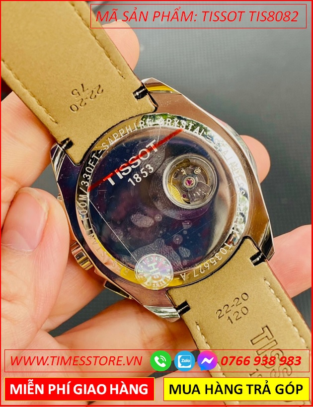 dong-ho-nam-tissot-automatic-mat-den-6-kim-day-nau-timesstore-vn