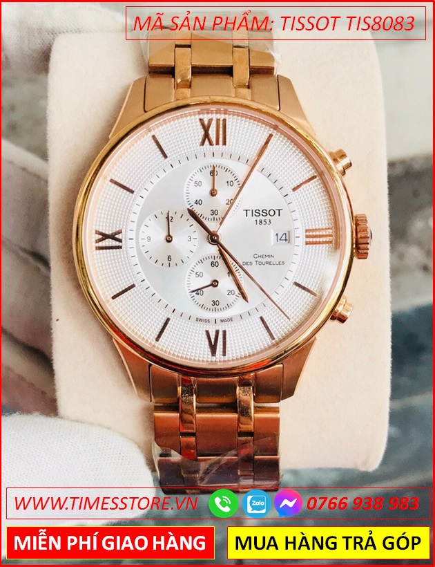 dong-ho-nam-tissot-t009-mat-trang-6-kim-day-rose-gold-timesstore-vn