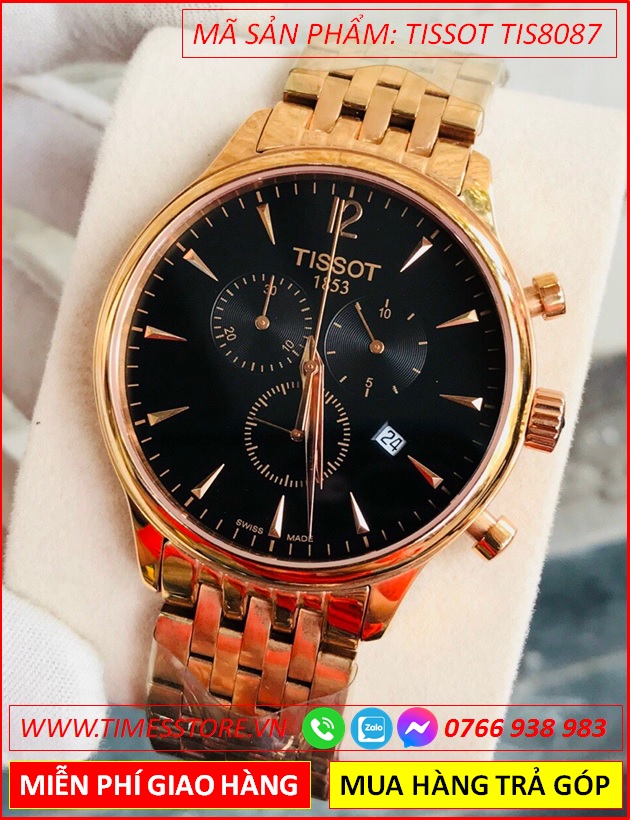 dong-ho-nam-tissot-tradition-mat-den-day-rose-gold-timesstore-vn