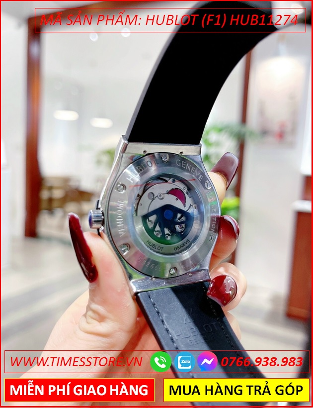 dong-ho-nan-hublot-f1-automatic-mat-dinh-da-day-sillicone-xanh-timesstore-vn