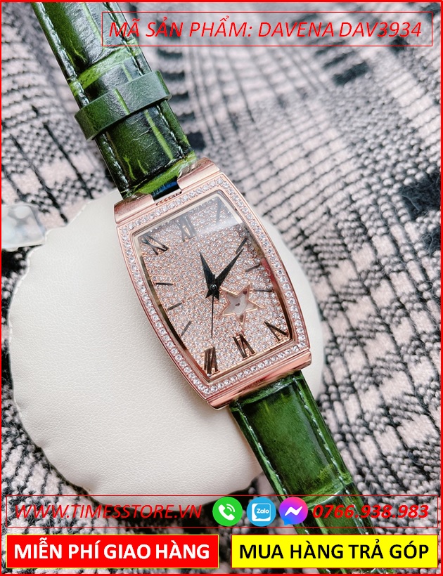 dong-ho-nu-davena-automatic-frank-muller-mat-oval-dinh-full-da-swarovski-rose-gold-day-da-xanh-la-dep-cao-cap-timesstore-vn