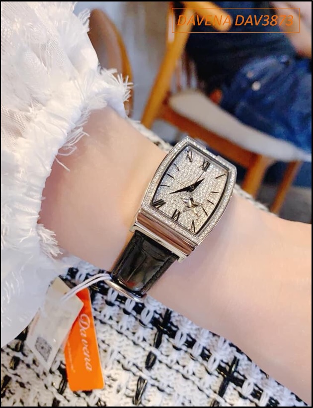dong-ho-nu-davena-automatic-mat-chu-nhat-dinh-full-da-swarovski-day-da-den-dep-timesstore-vn