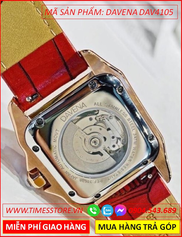 dong-ho-nu-davena-automatic-mat-vuong-dinh-da-rose-gold-day-da-do-timesstore-vn