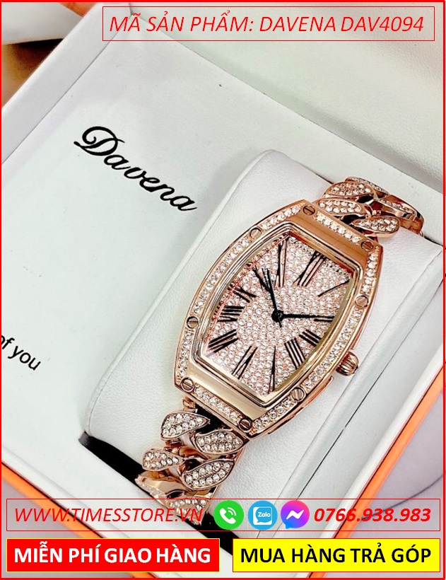 dong-ho-nu-davena-mat-oval-dinh-da-day-mat-xich-rose-gold-timesstore-vn