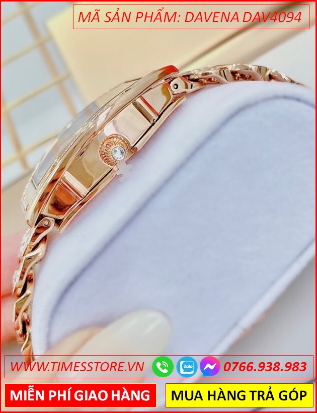 dong-ho-nu-davena-mat-oval-dinh-da-day-mat-xich-rose-gold-timesstore-vn