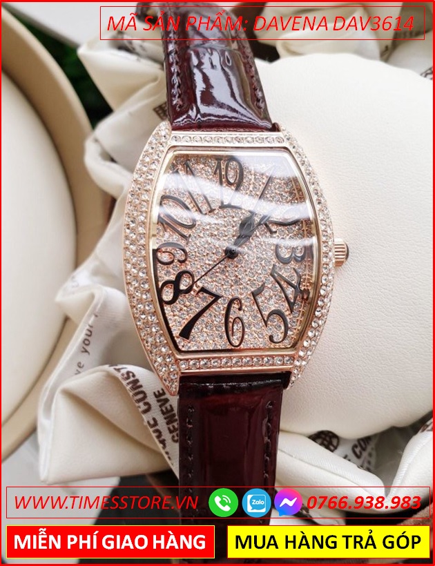 dong-ho-nu-davena-mat-oval-full-da-rose-gold-day-da-nau-timesstore-vn