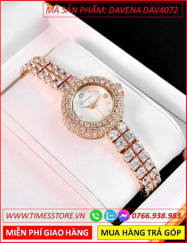 dong-ho-nu-davena-mat-tron-lac-tay-full-da-full-da-swarovski-rose-gold-timesstore-vn