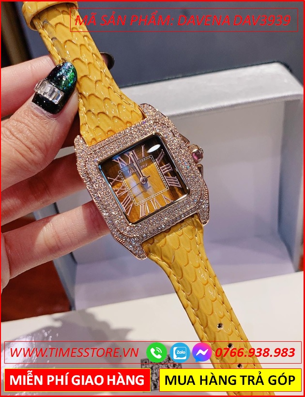 dong-ho-nu-davena-mat-vuong-nau-tra-vien-da-swarovski-rose-gold-day-da-vang-dep-gia-re-timesstore-vn