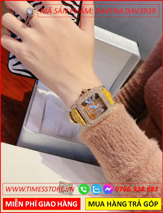 dong-ho-nu-davena-mat-vuong-nau-tra-vien-da-swarovski-rose-gold-day-da-vang-dep-gia-re-timesstore-vn