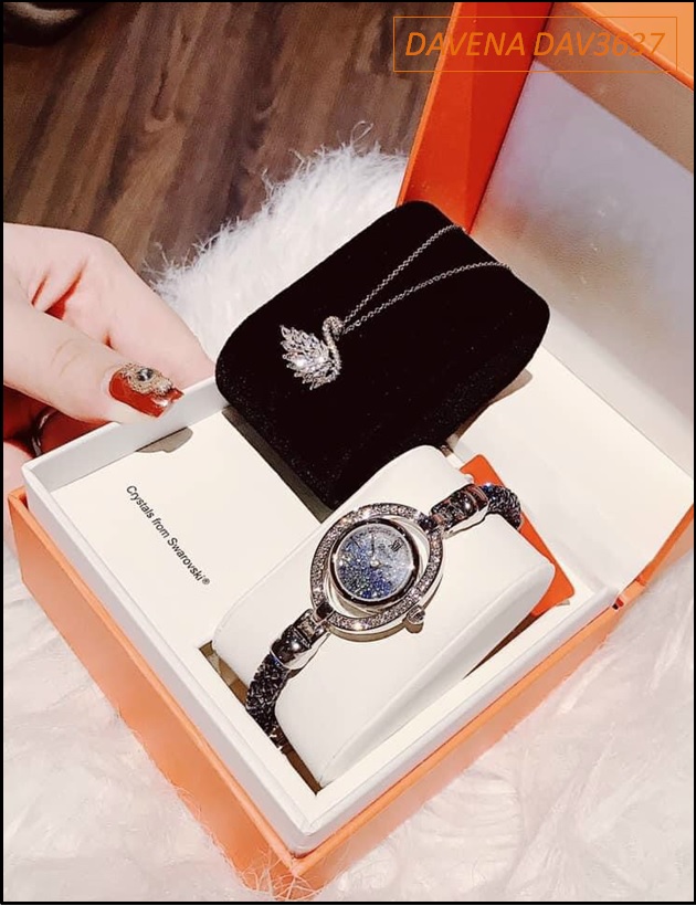 dong-ho-nu-davena-mat-xanh-lac-tay-swarovski-dep-timesstore-vn