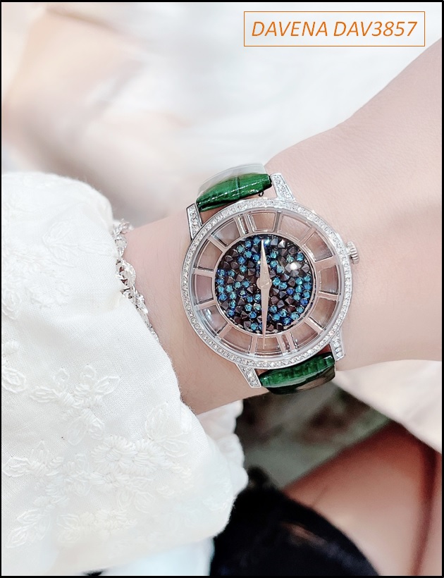 set-dong-ho-nu-davena-swarovski-day-da-xanh-day-chuyen-thien-nga-dep-gia-re-timesstore-vn