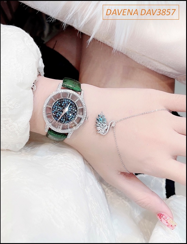 set-dong-ho-nu-davena-swarovski-day-da-xanh-day-chuyen-thien-nga-dep-gia-re-timesstore-vn