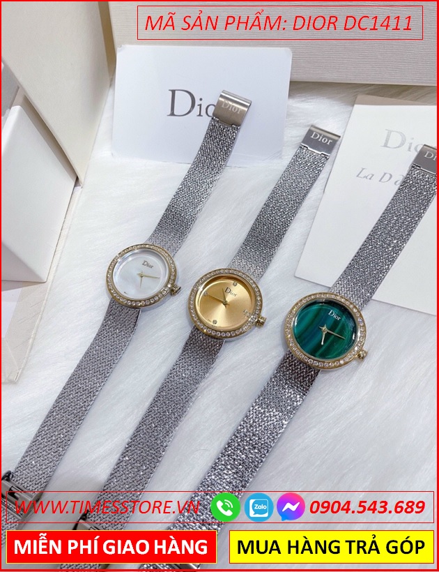 dong-ho-nu-dior-mat-trang-dinh-da-day-mesh-luoi-timesstore-vn