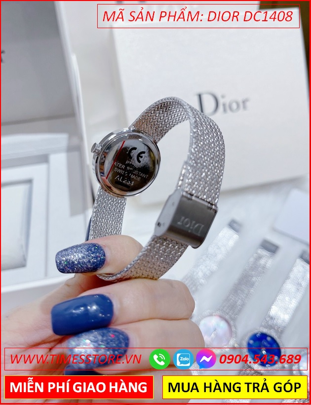 dong-ho-nu-dior-satine-mat-vang-day-mesh-luoi-timesstore-vn