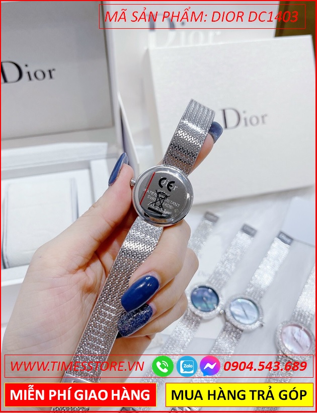 dong-ho-nu-dior-satine-mat-xanh-ngoc-day-mesh-luoi-timesstore-vn