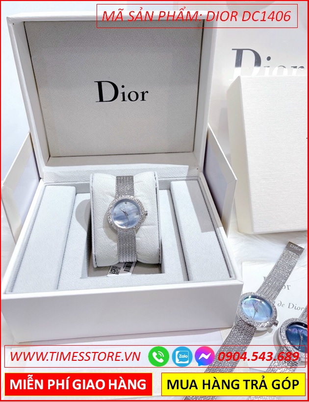 dong-ho-nu-dior-satine-mat-xanh-xa-cu-day-mesh-luoi-timesstore-vn