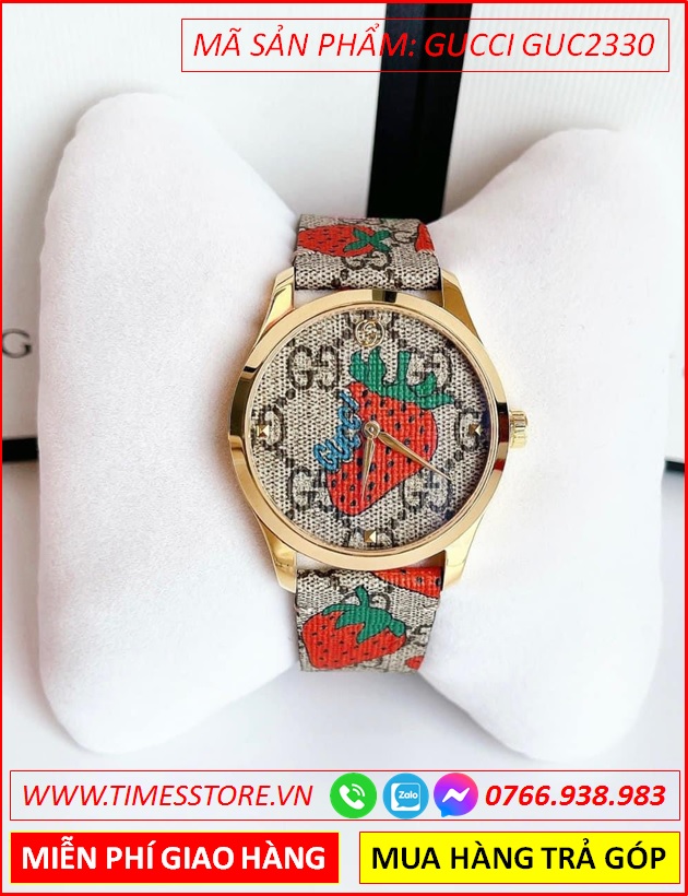 dong-ho-nu-gucci-g-timeless-strawberry-mat-tron-day-da-timesstore-vn