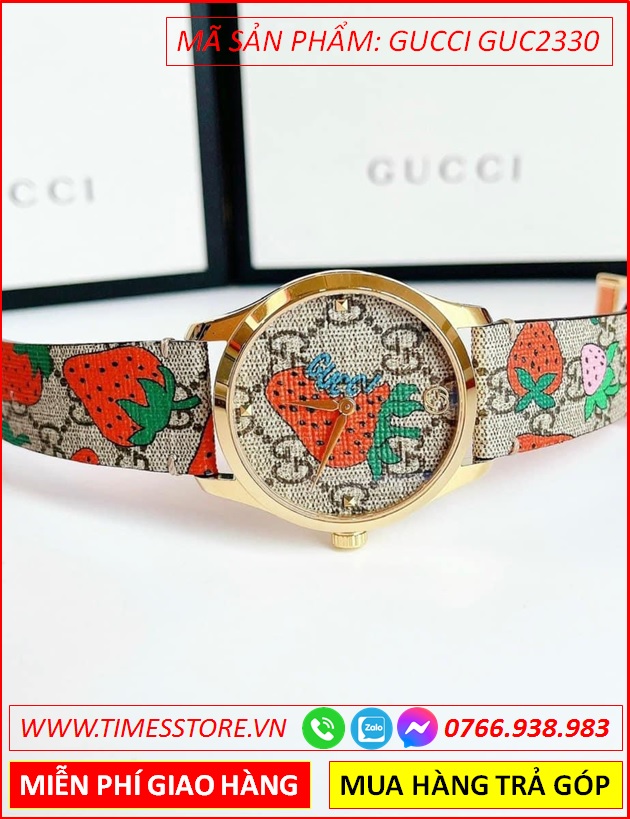 dong-ho-nu-gucci-g-timeless-strawberry-mat-tron-day-da-timesstore-vn