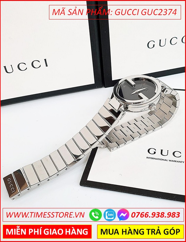 dong-ho-nu-gucci-interlocking-mat-tron-den-day-kim-loai-timesstore-vn