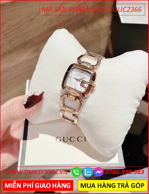 dong-ho-nu-gucci-mat-vuong-trang-lac-tay-rose-gold-timesstore-vn