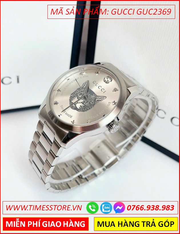 dong-ho-nu-gucci-timeless-mat-tron-hinh-meo-day-kim-loai-timesstore-vn