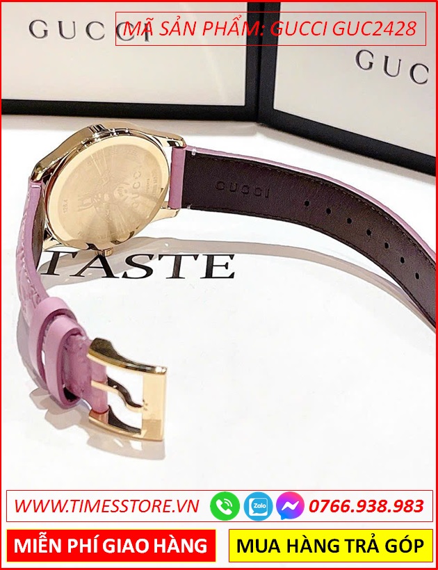 dong-ho-nu-gucci-timeless-mat-tron-vang-gold-day-da-tim-timesstore-vn