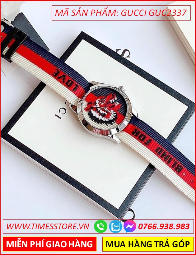 dong-ho-nu-gucci-unisex-mat-soi-day-nato-soc-3-mau-timesstore-vn
