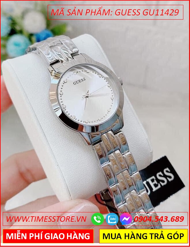 dong-ho-nu-guess-chelsea-mat-tron-day-kim-loai-silver-timesstore-vn